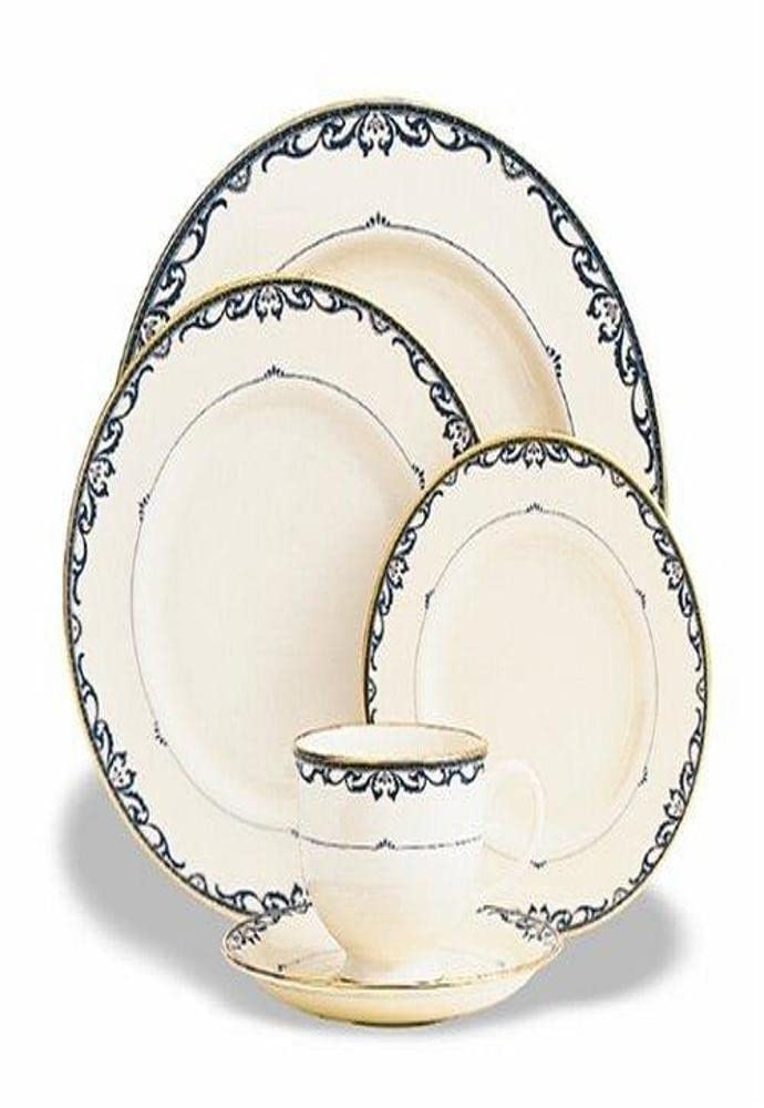 Amazon.com | Lenox Liberty Gold Banded 5-Piece Place Setting